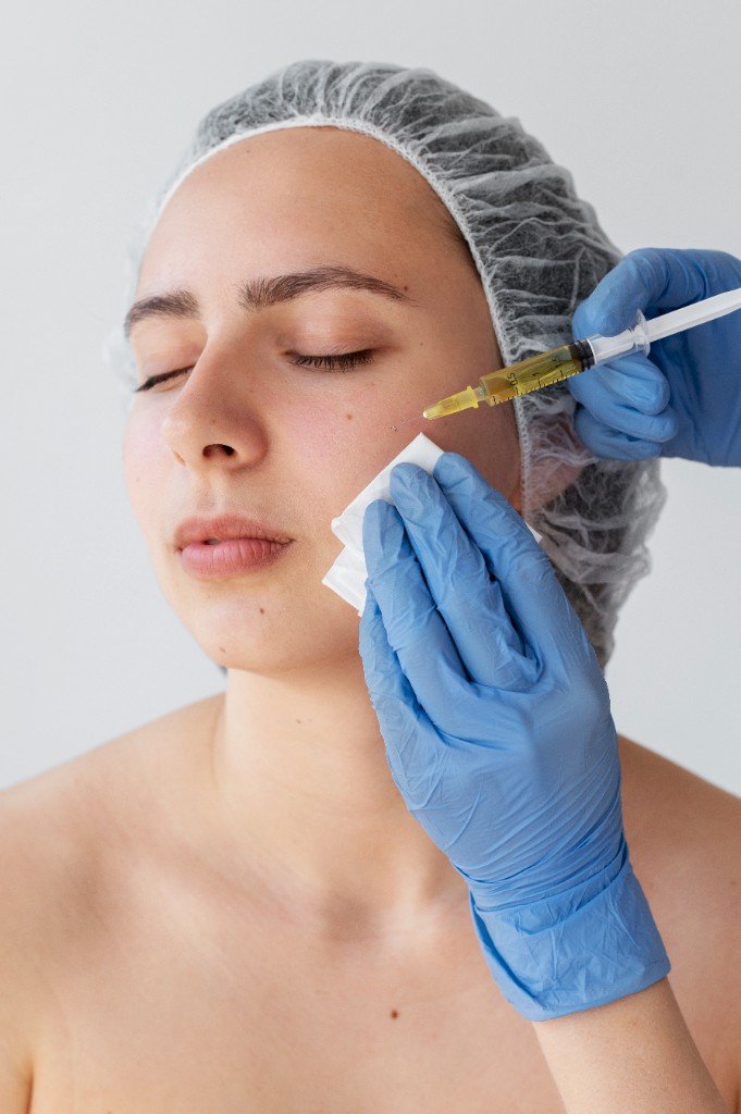 Tratamiento facial con enzimas en clínica